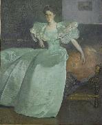 John White Alexander Miss Helen Manice oil painting artist